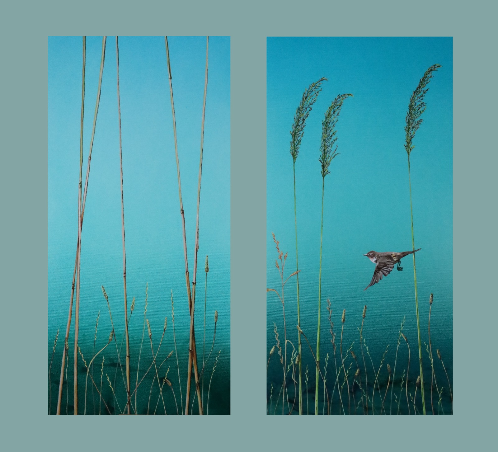 Dyptyk z Trzciniakiem 80 x 80 cm 2026